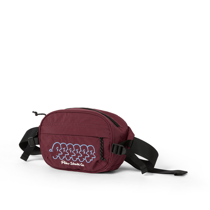 Hip Bag | Nylon | Faces - Bordeaux