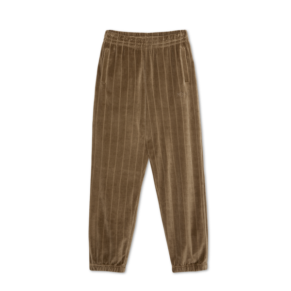 Sweatpants | Stripe Velour - Beech
