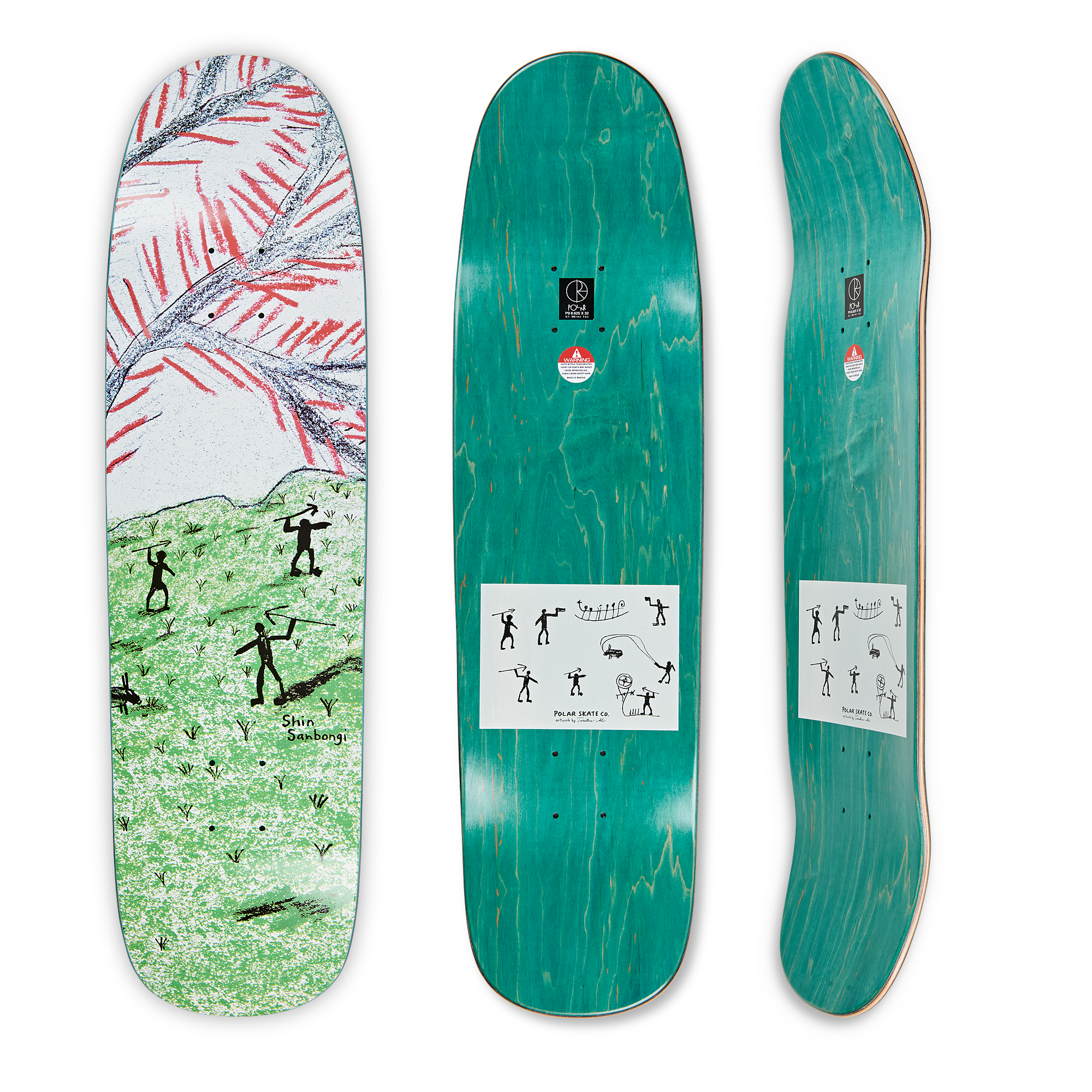 Deck | Shin Sanbongi - Hunters – Polar Skate Co.